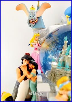 NEW Disney WDW 2004 Wishes 29 Characters Storybook Light Up Musical Snow Globe NEW Disney WDW 2004 Wishes 29 Characters Storybook Light Up Musical Snow Globe