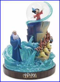 NIB Disney Store Fantasia 80th Sorcerer's Apprentice Snow Globe LE3400