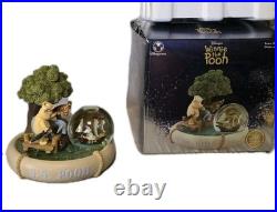 NIB Disney Store S. S. Winnie The Pooh Snow Globe Musical Box NIB Disney Store S. S. Winnie The Pooh Snow Globe Musical Box