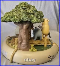NIB Disney Store S. S. Winnie The Pooh Snow Globe Musical Box NIB Disney Store S. S. Winnie The Pooh Snow Globe Musical Box