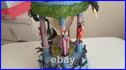 NIB Disney Villains Hourglass Snow Globe WithLight & Sound