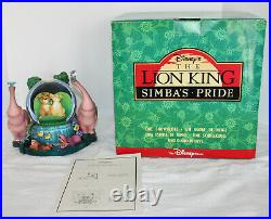 NIB Lion King II Simbas Pride Musical Snowglobe Waterglobe Glitter Globe Disney NIB Lion King II Simbas Pride Musical Snowglobe Waterglobe Glitter Globe Disney