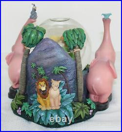 NIB Lion King II Simbas Pride Musical Snowglobe Waterglobe Glitter Globe Disney NIB Lion King II Simbas Pride Musical Snowglobe Waterglobe Glitter Globe Disney