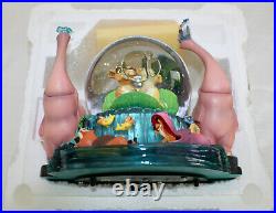 NIB Lion King II Simbas Pride Musical Snowglobe Waterglobe Glitter Globe Disney