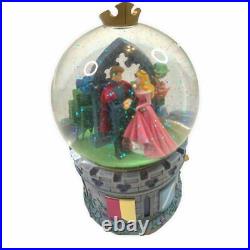 NIB Sleeping Beauty Disney Snow globe RETIRED DESIGN plays music