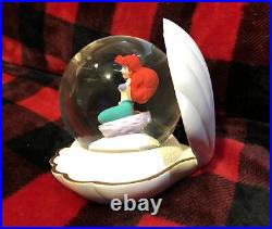 NewHallmark Disney Princess ARIEL/LITTLE MERMAID Snow Globe SEASHELL! NWT