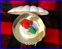 NewHallmark Disney Princess ARIEL/LITTLE MERMAID Snow Globe SEASHELL! NWT