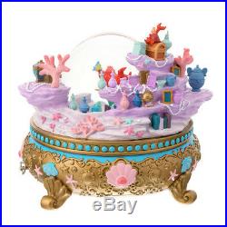 New D23 Expo Japan 2018 Little Mermaid Ariel Music Box Snow Globe Disney Store