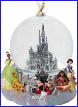 New Disney 100 Years Of Wonder Showcase Water Globe Enesco Limited Edition
