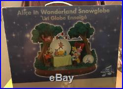 New! Disney Alice in Wonderland Mad Hatter's Tea Party Snow Globe Snowglobe