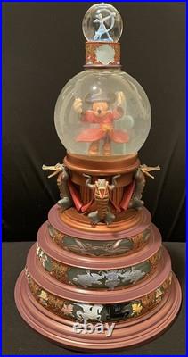 New Disney Mickey Fantasia 65th Anniversary Snow Globe WithBox- Music TESTED WORKS New Disney Mickey Fantasia 65th Anniversary Snow Globe WithBox- Music TESTED WORKS