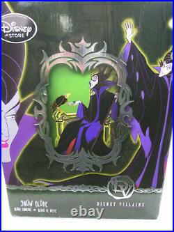 Nib Disney Villains Maleficent/dragon Musical Snow Globe Disney Store Exclusive
