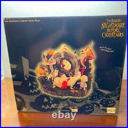 Nightmare Before Christmas Big Snow Globe Light Up With Music Box Disney H11inch