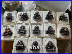 Nightmare Before Christmas Bradford Exchange Glitter Globe Train Lot of 12+1