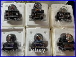 Nightmare Before Christmas Bradford Exchange Glitter Globe Train Lot of 12+1