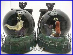 Nightmare Before Christmas Jack & Sally Snowglobe Bookends Snow Globe Book Ends