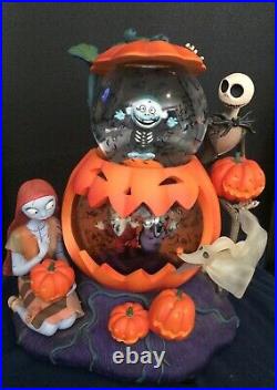 Nightmare Before Christmas RARE Pumpkin/Jack & Friends Snow Globe/Disney