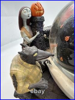 Nightmare Before Christmas Snow Globe Disney Store Exclusive Jack Captures Santa