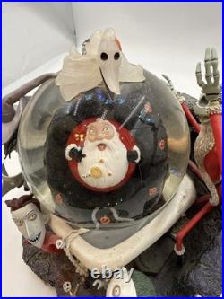 Nightmare Before Christmas Snow Globe Disney Store Exclusive Jack Captures Santa