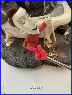 Nightmare Before Christmas Snow Globe Disney Store Exclusive Jack Captures Santa