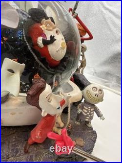 Nightmare Before Christmas Snow Globe Disney Store Exclusive Jack Captures Santa