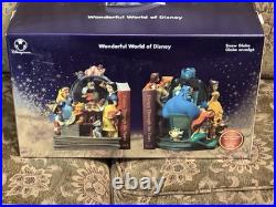 Official Disney Classics Vol 1 & 2 Through the Years Musical Snow Globe Bookend Official Disney Classics Vol 1 & 2 Through the Years Musical Snow Globe Bookend