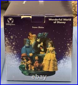 Official Disney Classics Vol 1 & 2 Through the Years Musical Snow Globe Bookend Official Disney Classics Vol 1 & 2 Through the Years Musical Snow Globe Bookend