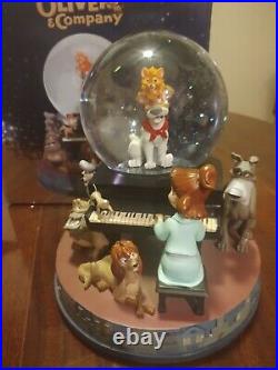 Oliver and company Disney snowglobe, missing tito head