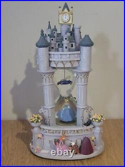 PARTS/REPAIR Disney Cinderella Hour Glass Snow Globe Music Box DAMAGED READ
