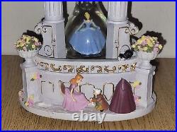 PARTS/REPAIR Disney Cinderella Hour Glass Snow Globe Music Box DAMAGED READ