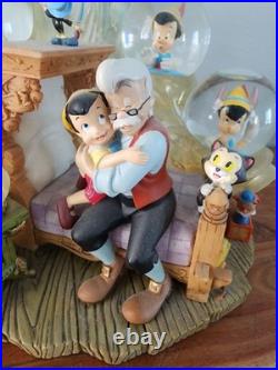 Pinocchio Blue Fairy Multi Ball Snowglobe Disney Auction LE 500