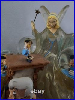 Pinocchio Blue Fairy Multi Ball Snowglobe Disney Auction LE 500