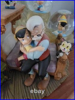 Pinocchio Blue Fairy Multi Ball Snowglobe Disney Auction LE 500