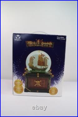 Pirates of the Caribbean At World's End Disney Store NIB Musical Snow Globe