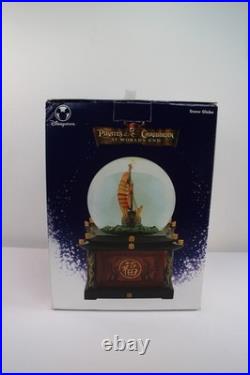 Pirates of the Caribbean At World's End Disney Store NIB Musical Snow Globe