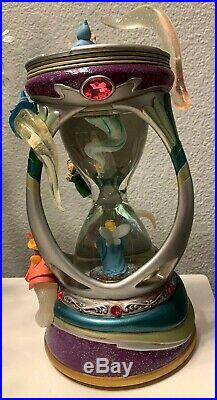 RAREDisney FAIRY FAIRIES GODMOTHERS TINK HOURGLASS Snow Globe Musical/Lights