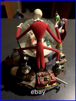 RARE 1993 Nightmare Before Christmas NBC Musical Snow Globe Disney Store