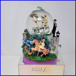 RARE 2001 Disney Store MARRY POPPINS Musical Animated Snow Globe (READ)