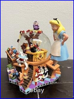 RARE Alice in Wonderland 50th Anniversary Musical Snowglobe