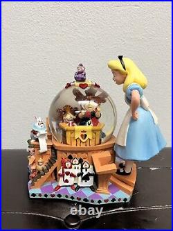 RARE Alice in Wonderland 50th Anniversary Musical Snowglobe