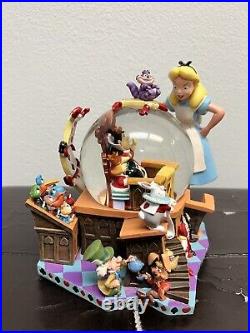 RARE Alice in Wonderland 50th Anniversary Musical Snowglobe