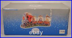 RARE Casey Junior Jr Train Dumbo Figure Music Snowglobe Water Globe Disney Store