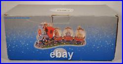 RARE Casey Junior Jr Train Dumbo Figure Music Snowglobe Water Globe Disney Store