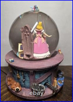 RARE Disney Cinderella Snow Globe A Dream Is A Wish Your Heart Makes Music Box