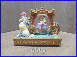 RARE Disney Cinderella Snowglobe Carriage Ride Musical Needs Some Work