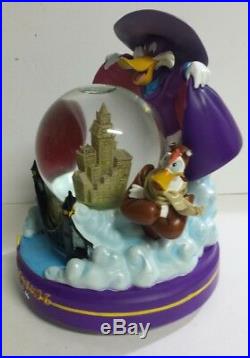 RARE Disney Darkwing Duck Snow Globe Plays Beethoven's 5th Symphony FREE SHIP