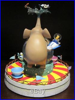 RARE Disney Disneyland Mad Teaparty Teacup Ride Mickey Goofy Snowglobe Music box