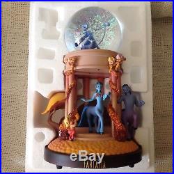 RARE Disney FANTASIA GODDESS Figurines Lite Up Musical SnowGlobe-MIB