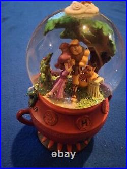 RARE Disney Hercules Musical Snow Globe! Go The Distance