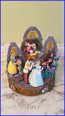 RARE Disney Kiss the girl Musical Snowglobe